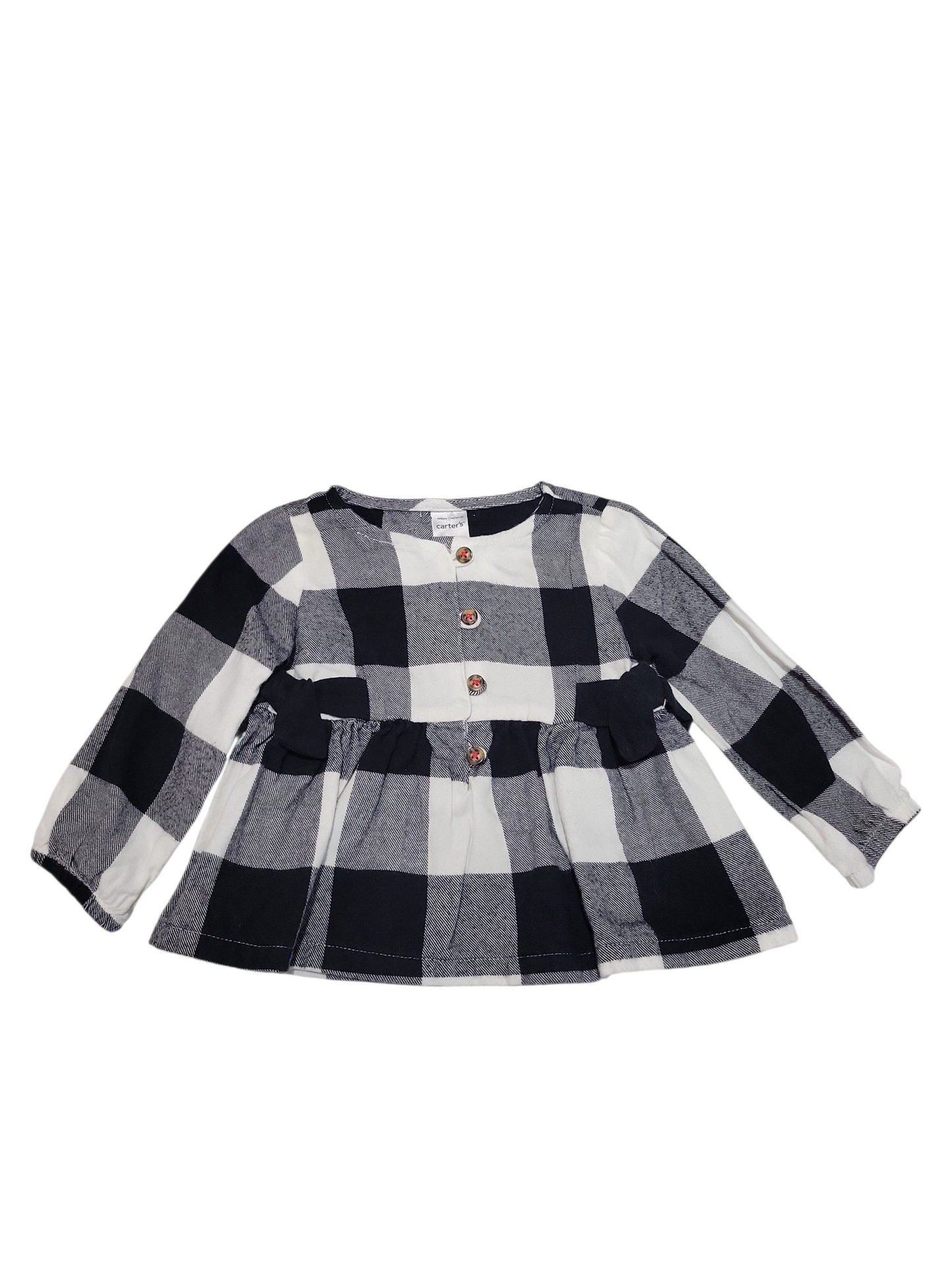 Checkered top with bows 9m