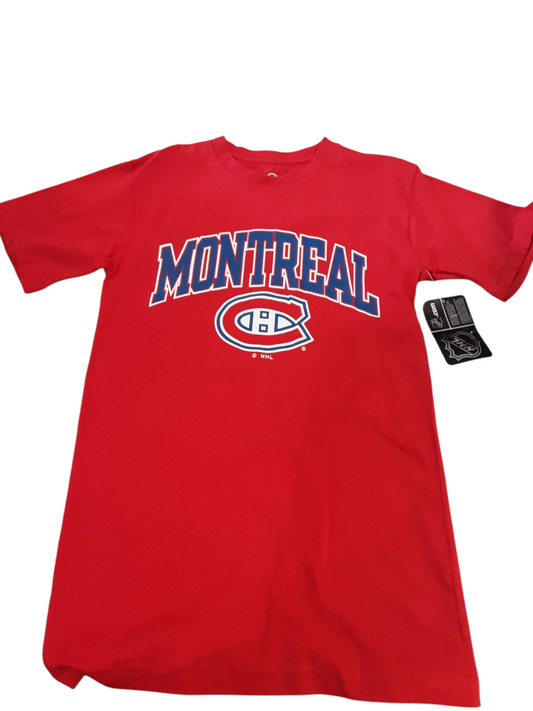 New with tags Montreal Canadiens Tshirt size M 10-14