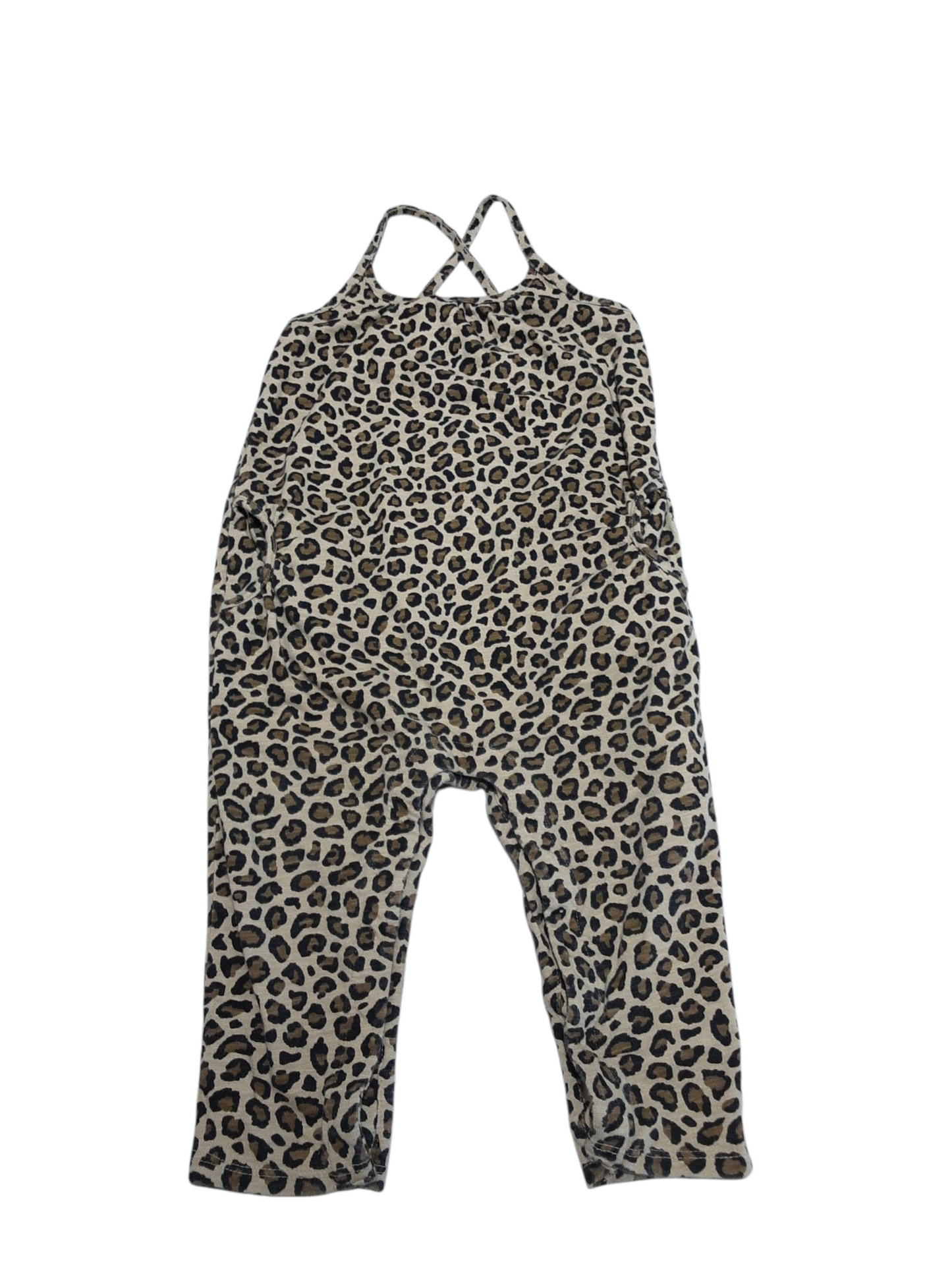 Leopard print romper size 2