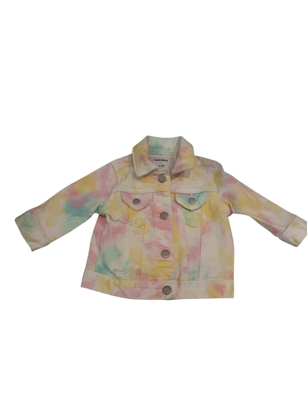 Tie die denim jacket size 6-12months