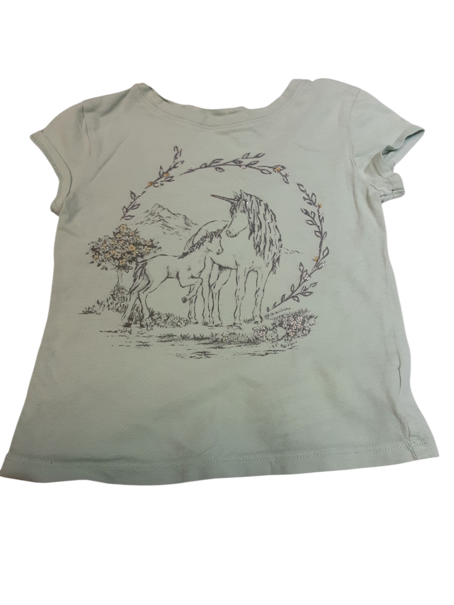 Magical mother and baby unicorn top size  4/5