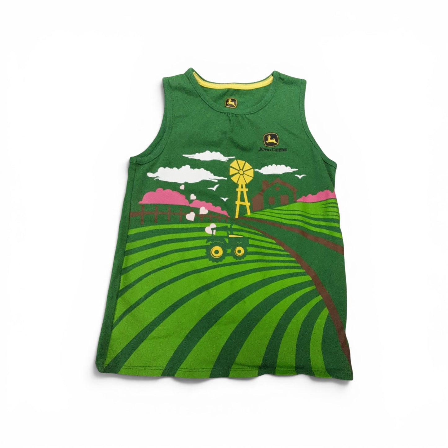 Green Farm Tank Top size 6
