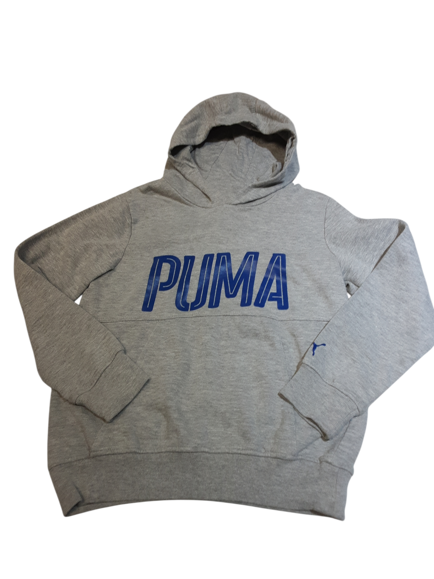 Puma Gray & Blue Hoodie size 10-12yrs