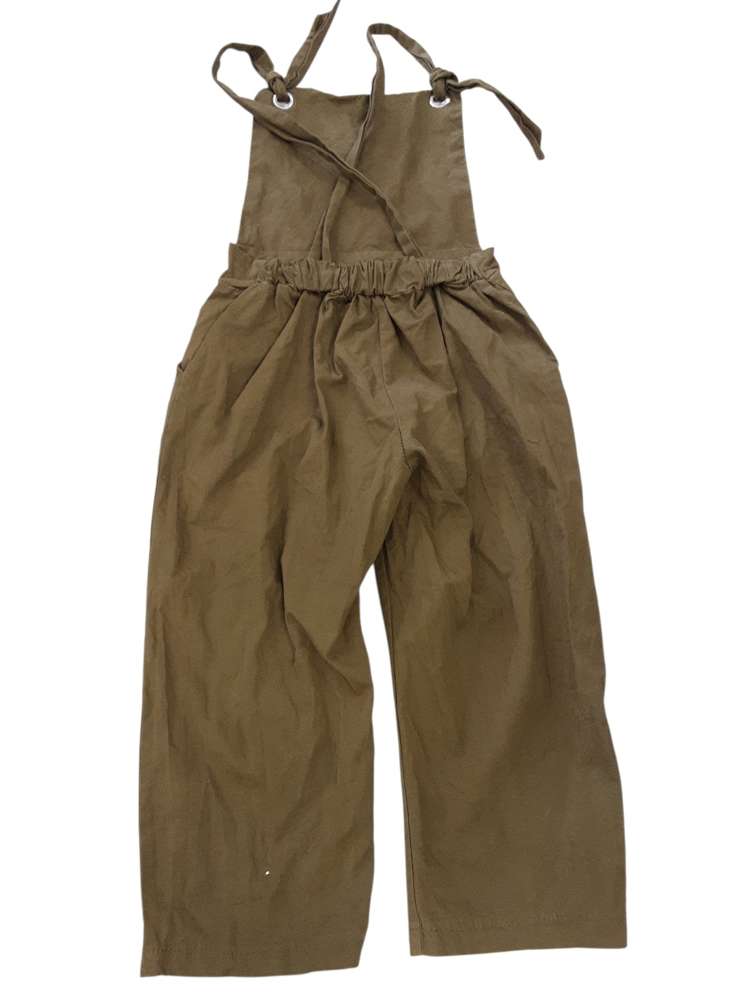 Olive Cotton Overalls size 3