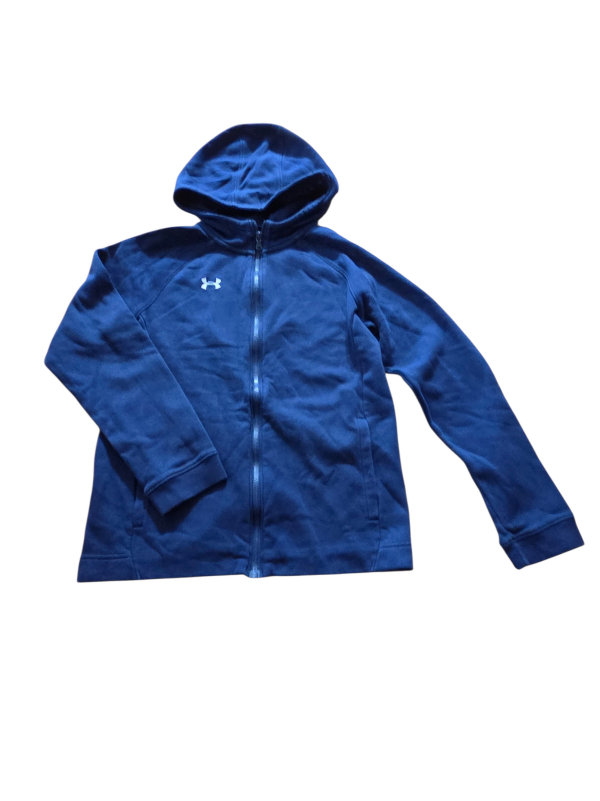 Navy zip sz YXL
