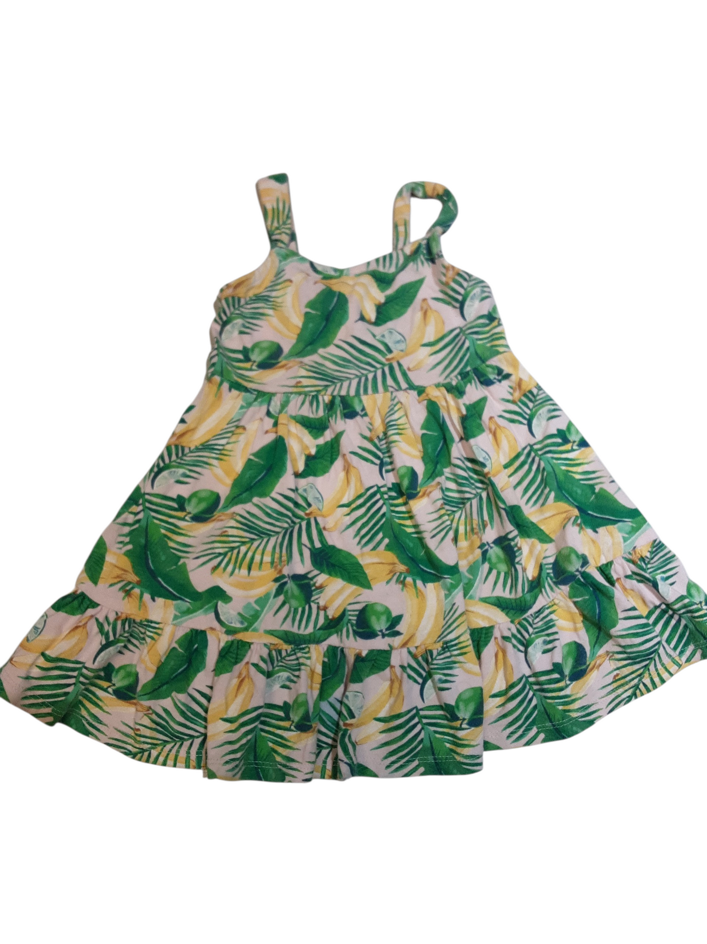 Bananas & Limes Tropical dress size 3