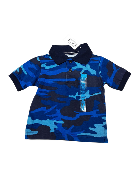 Camo Polo, size 9-12m