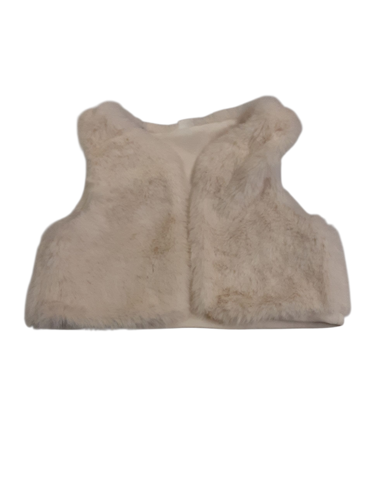 Faux fur vest size 3months