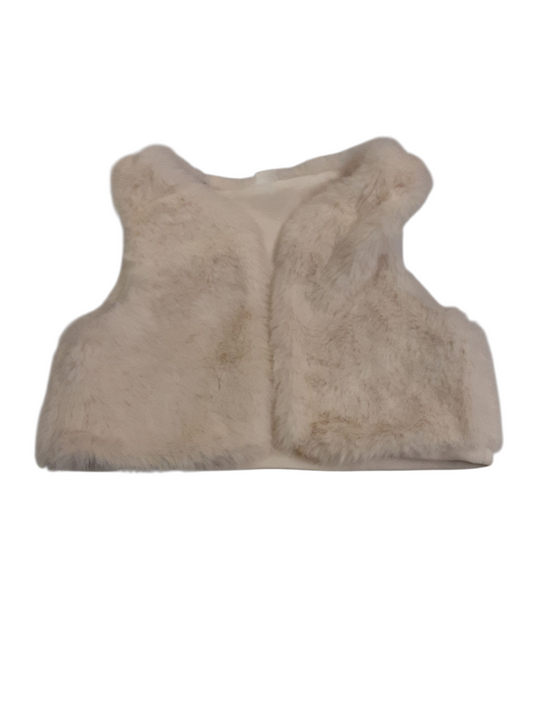 Faux fur vest size 3months