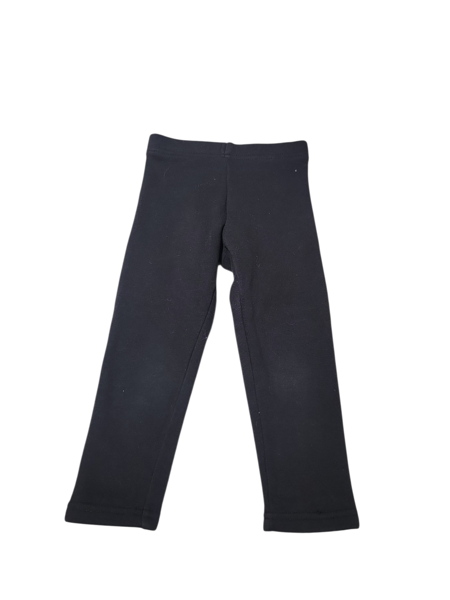 Lined black leggings 3T