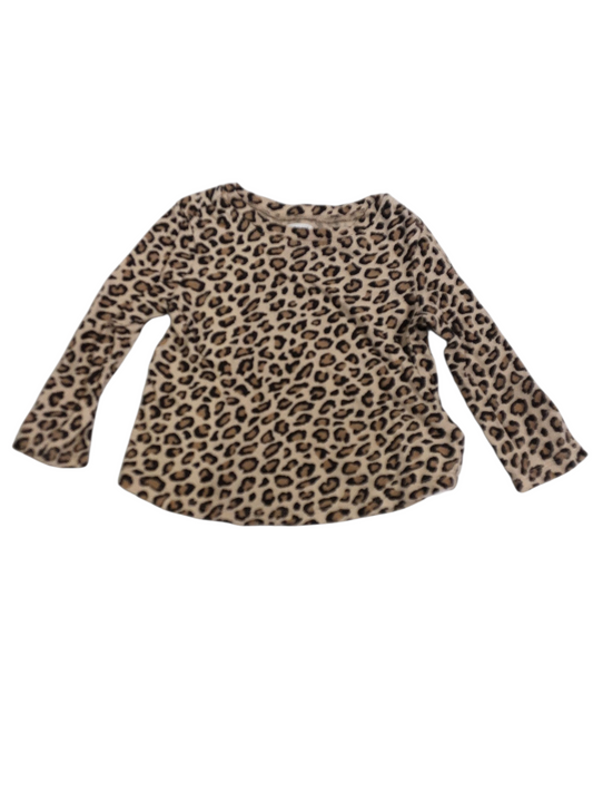 Animal print t top size 12-18months