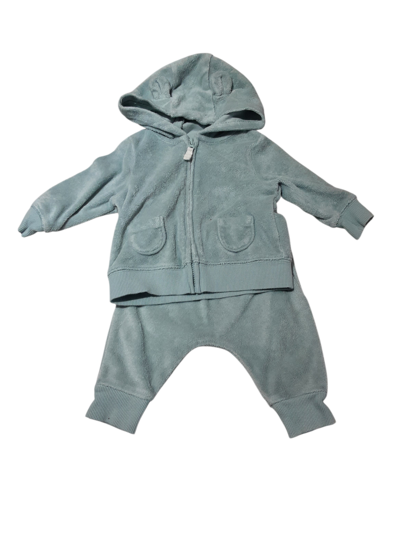 2pc Baby Blue Outfit, size 3m