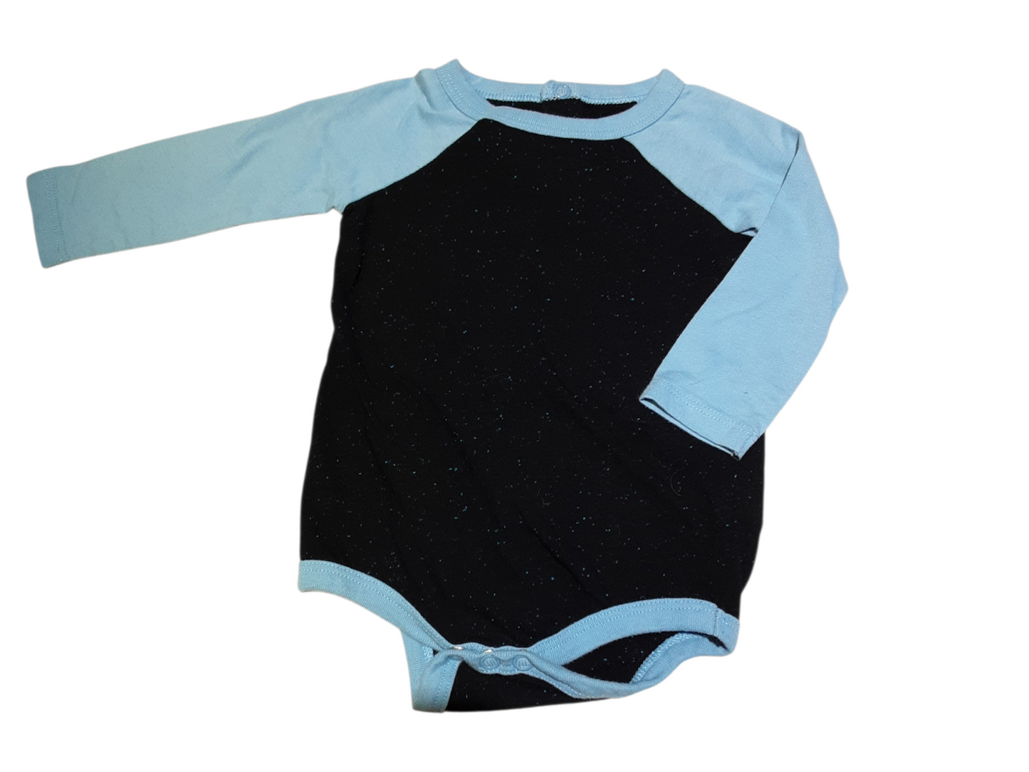 Blue spotted onsie size 3-6m