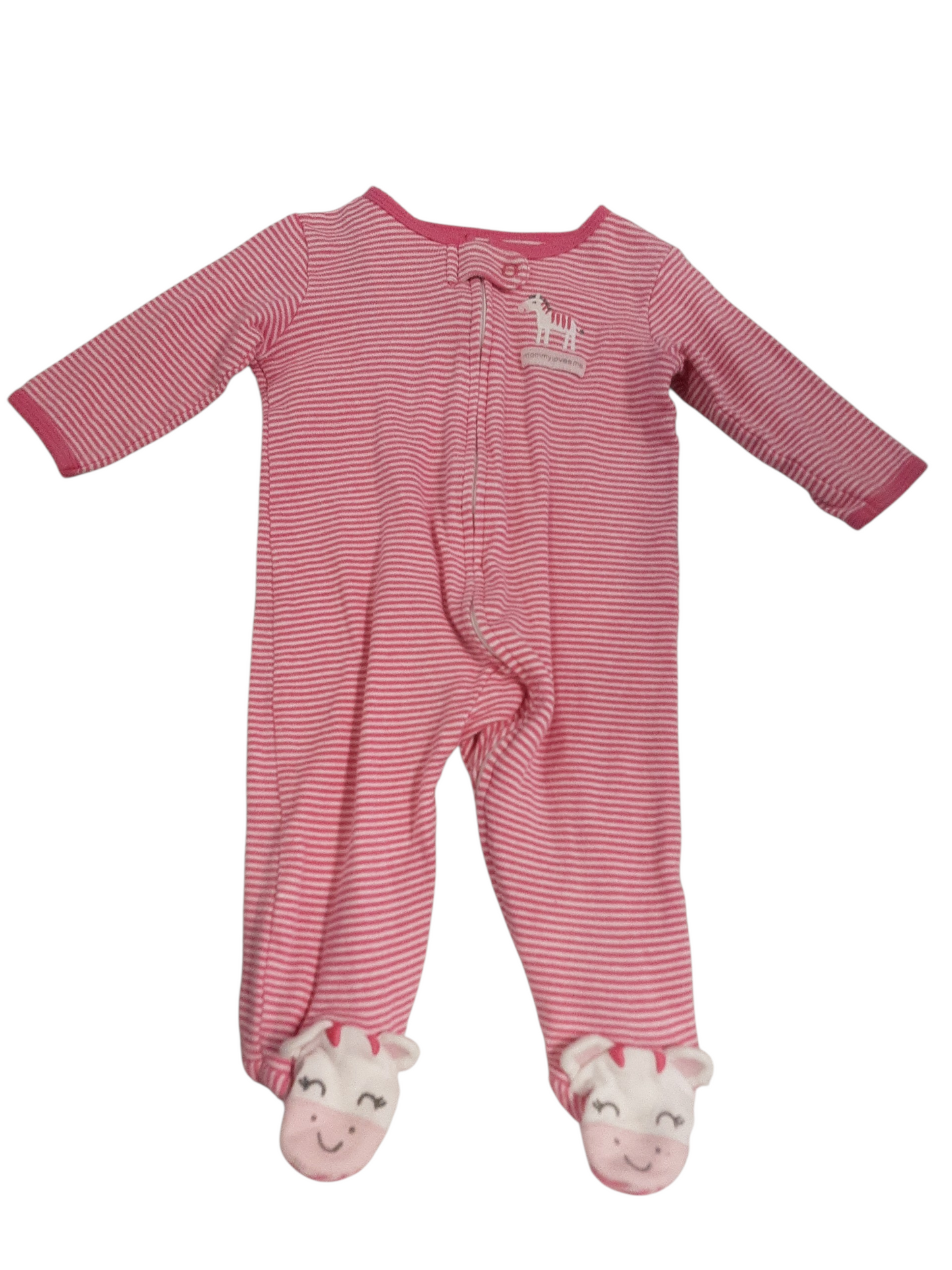 Mommy loves me Zebra Sleeper size 6months
