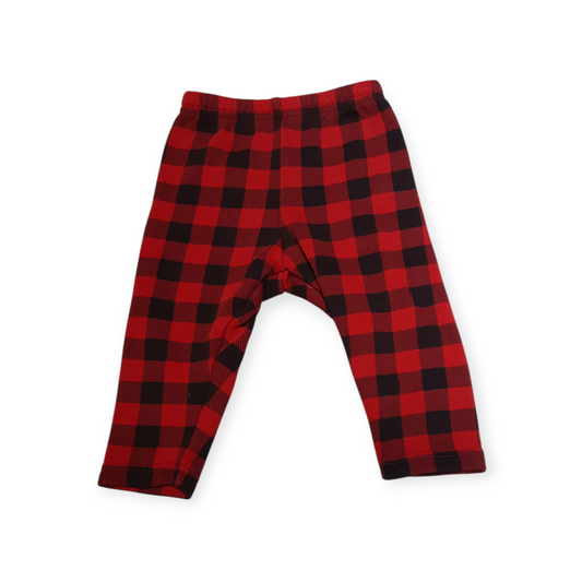 Plaid leggings - size 12m