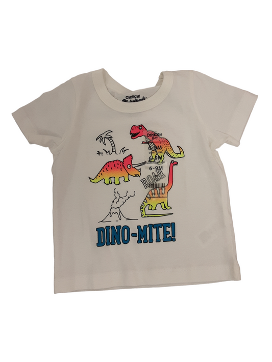 Dino tee size 6-9 months