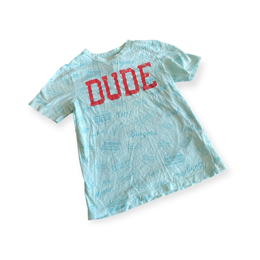 Burger t-shirt. Size 8