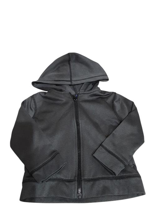 Charcoal color zip up 2t