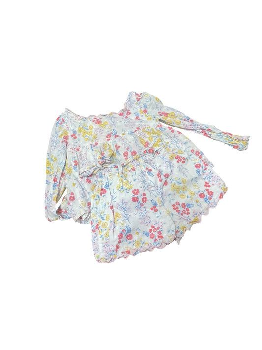 2 Pc Floral Set Size 5/6