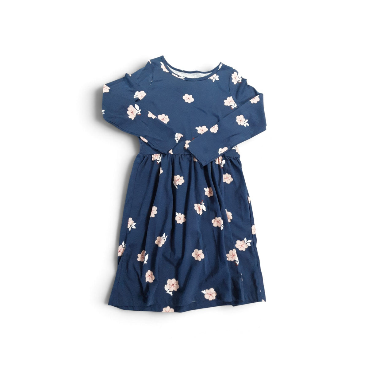 Navy Flower Dress Sz 10