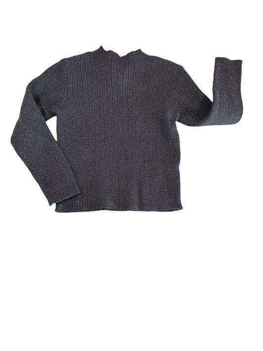 Ribbed mock neck sweater size 2-3