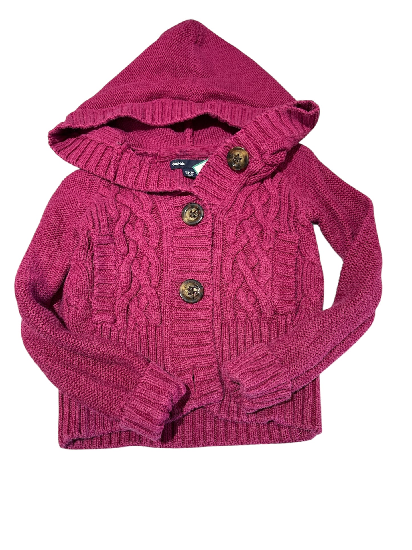 Magenta knit sweater size 4-5