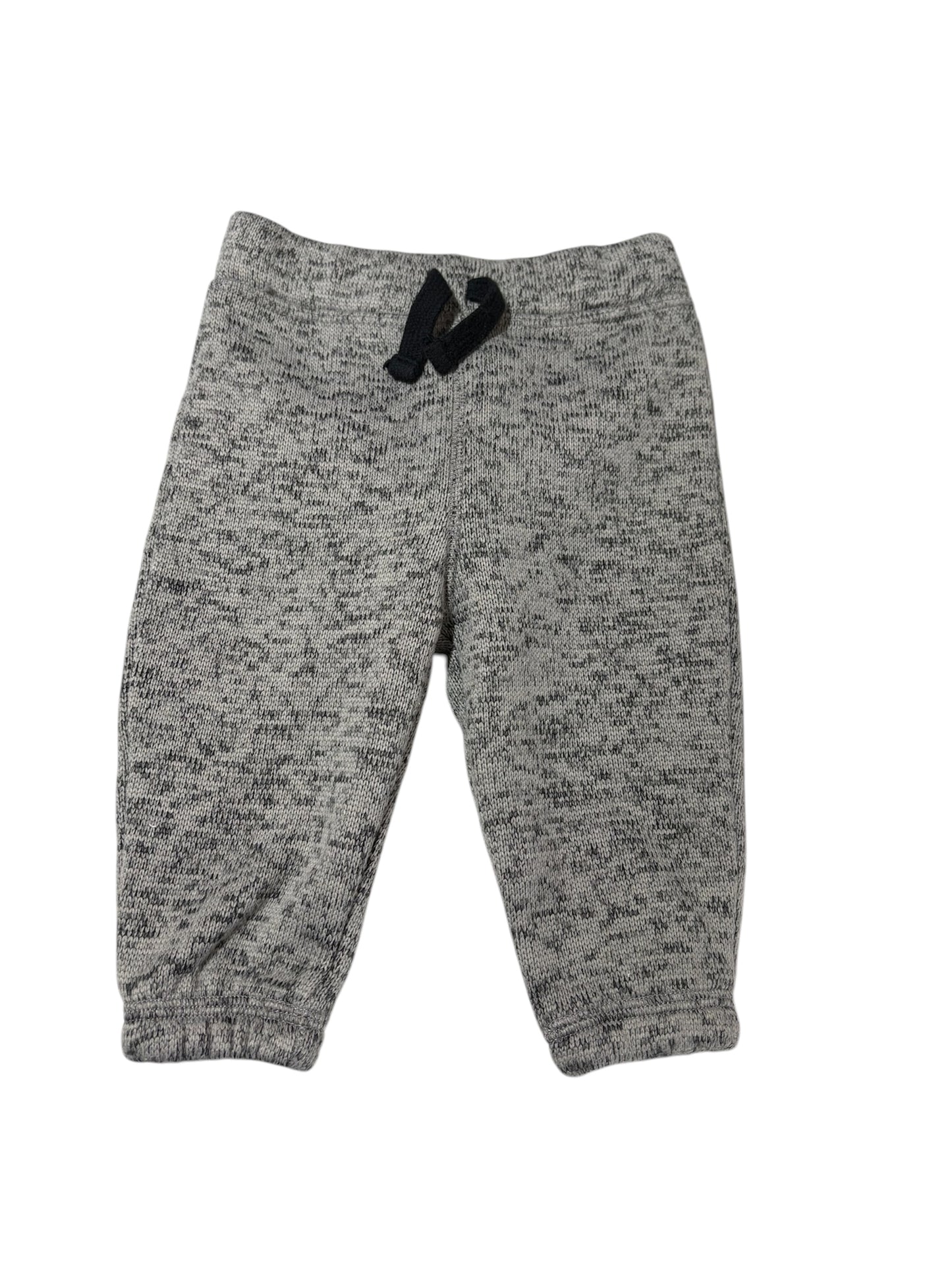 Grey knit comfy pants 3-6m