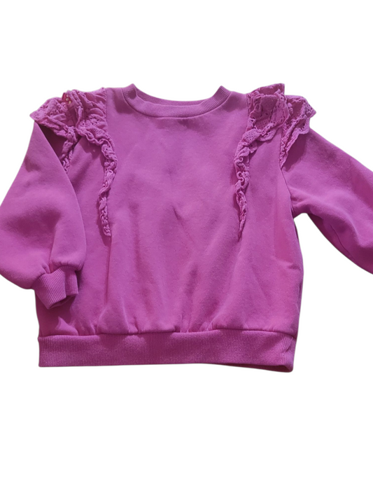 Ruffle pink size 2-4y
