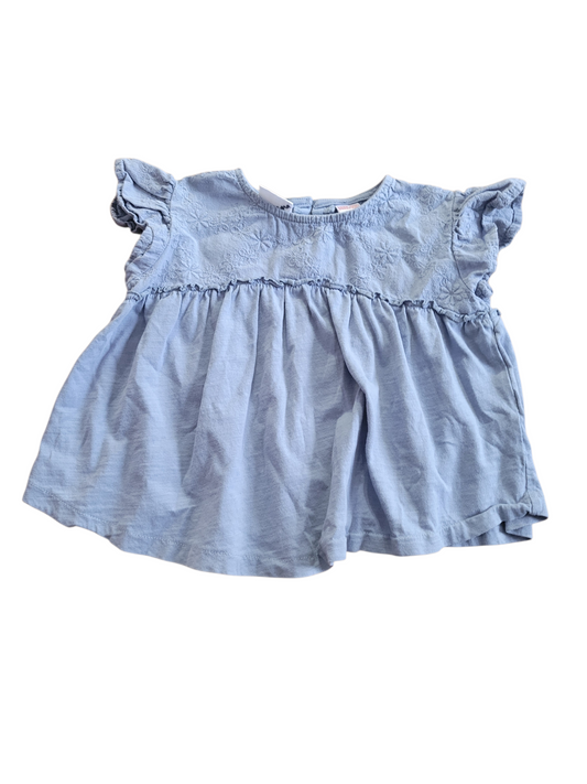 Baby doll blue sz 12-18m