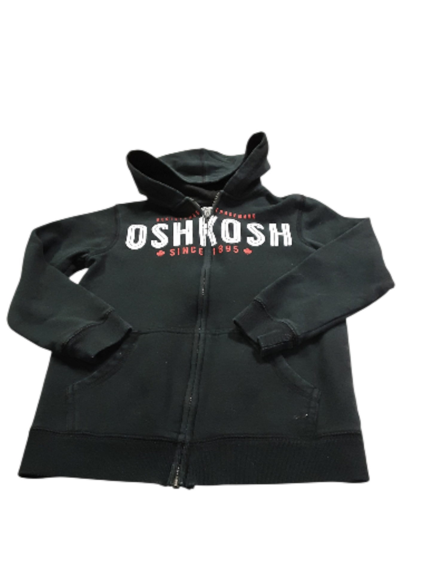 Black zip up size 8.