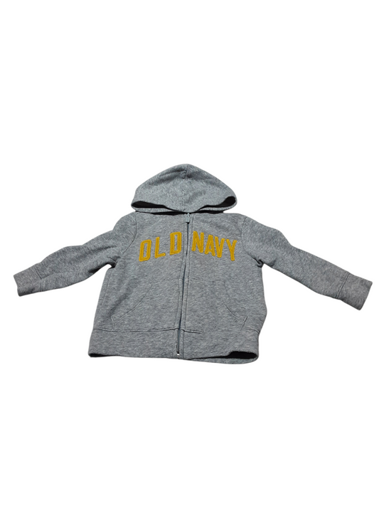 Grey and yellow comfy sweater 2T