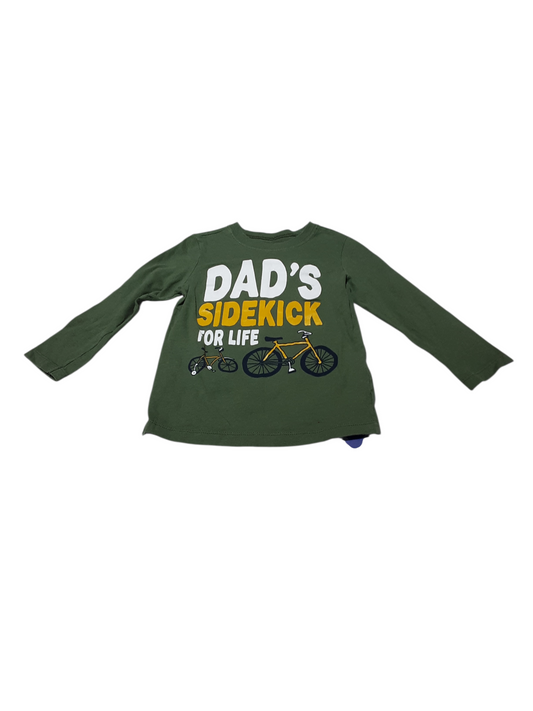 Dad's sidekick for life shirt 2T