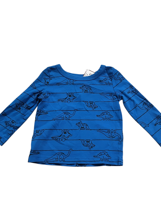 Blue Dino size 6-12m