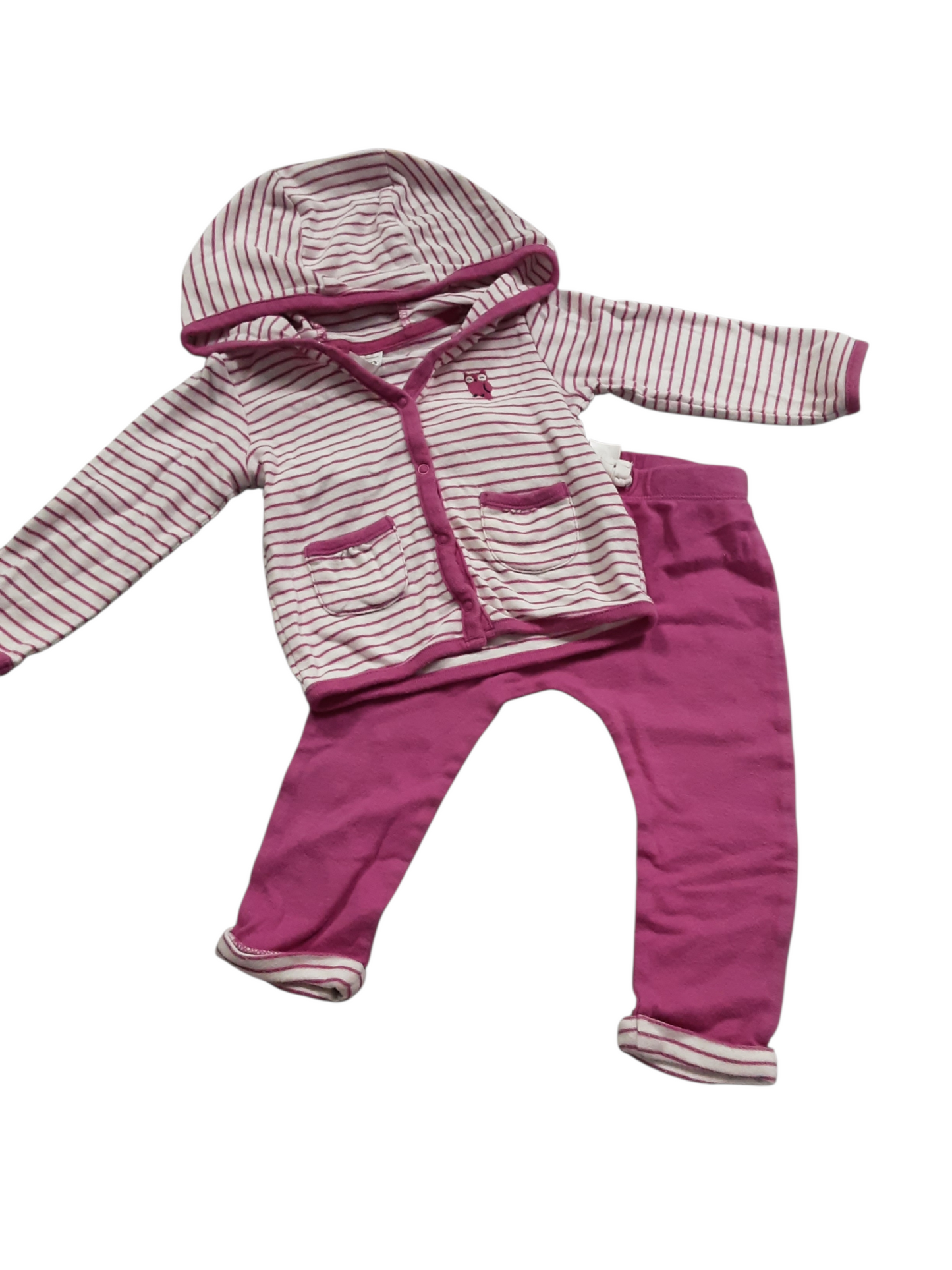 Pink stripped size 12m