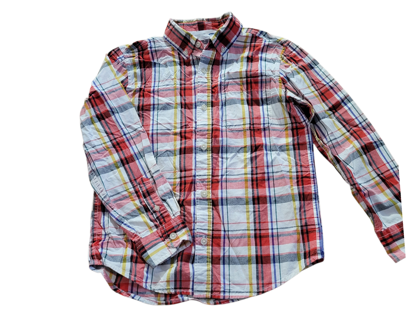 Cotton plaid sz 8