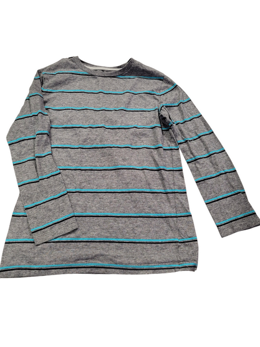 Blue/black strips sz 10/12