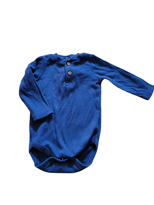 Navy waffle sz 3-6m