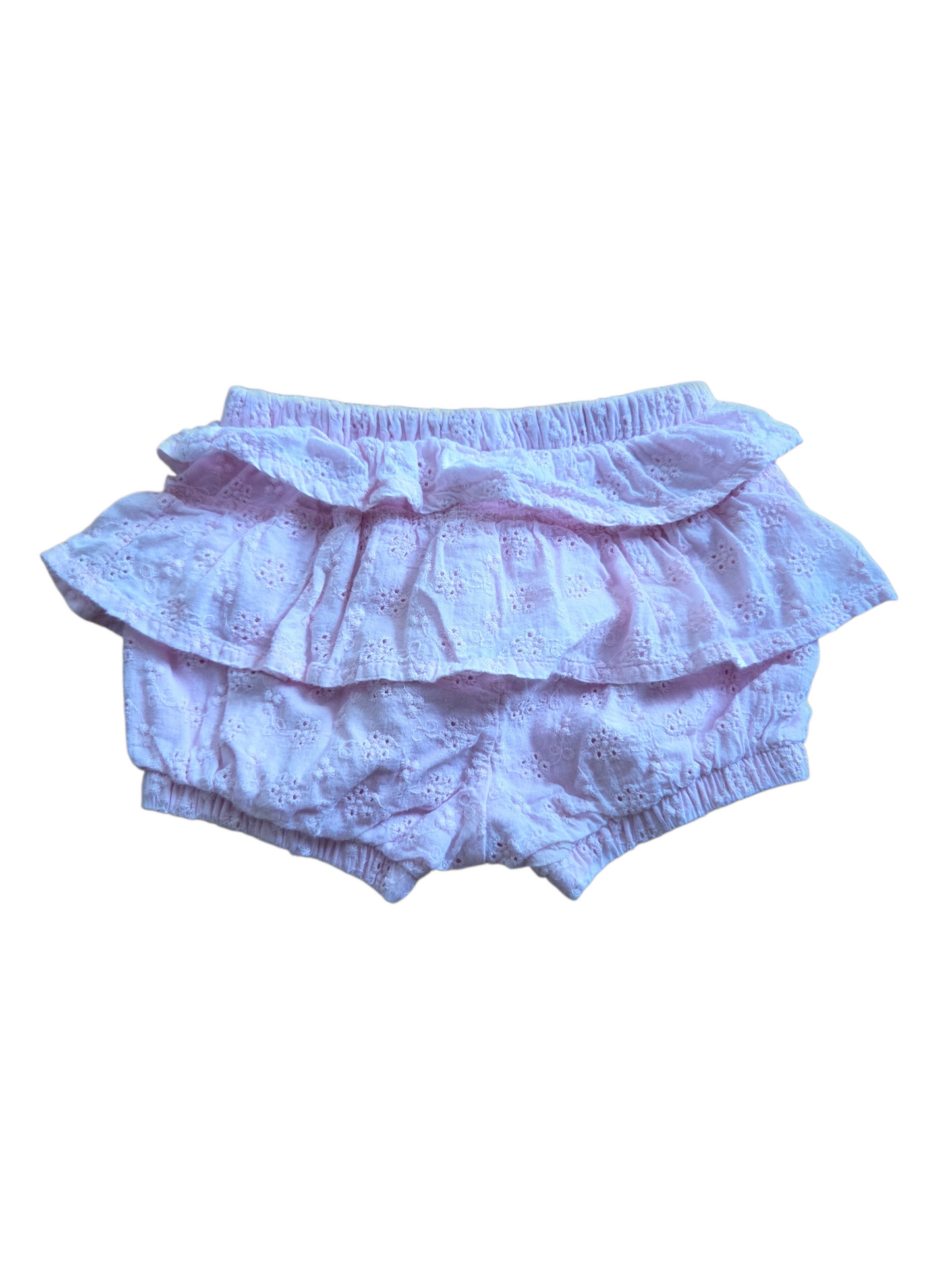 Eyelet bloomers sz 12-18m