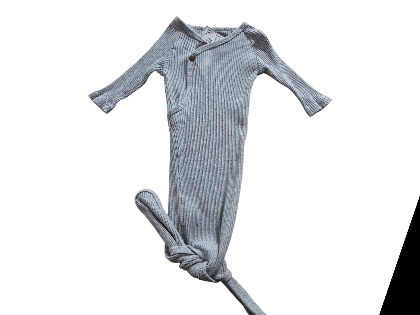 Grey ribbed sz 0-3m