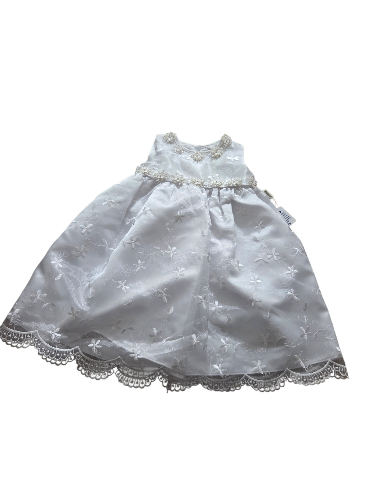 White wedding sz 6-24m