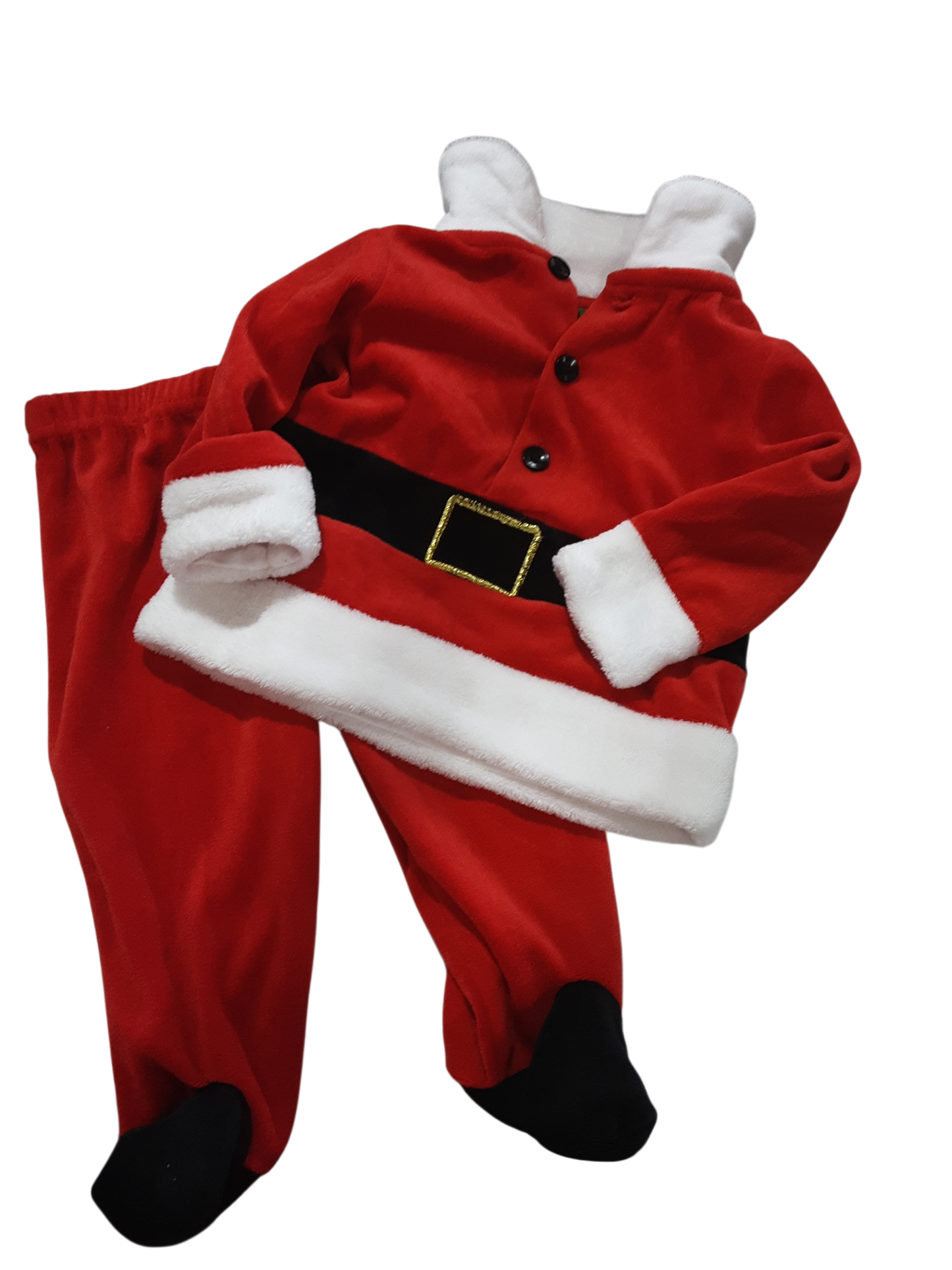 2 pc Santa outfit 6-9m