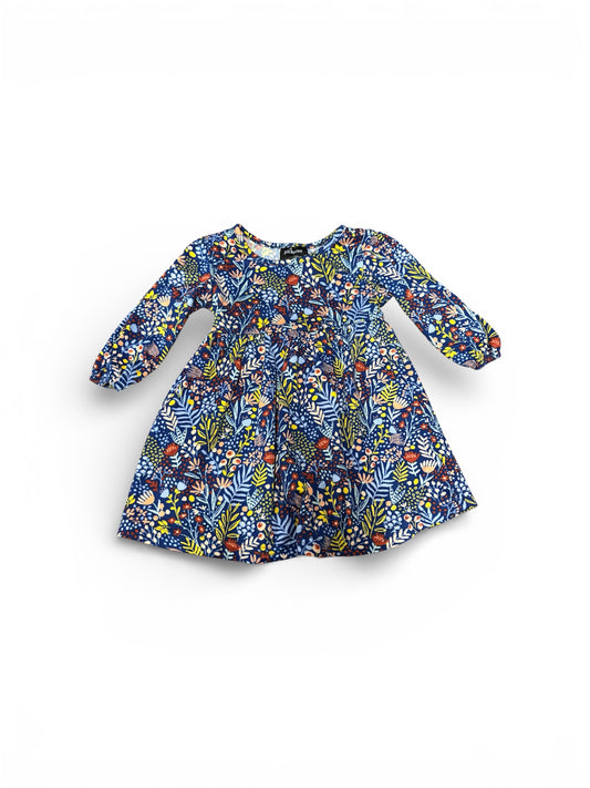 Soft Floral Dress 6-9m