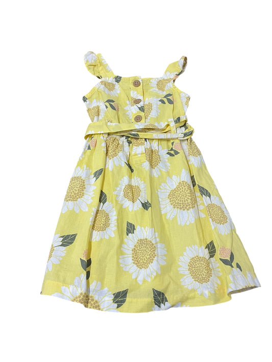 Yellow Floral Summer Dress 4
