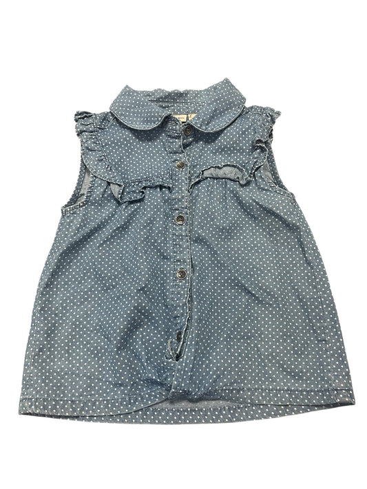 Button Up Denim Tank 6