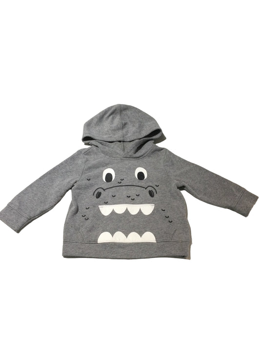 Hippo Hoodie, size 18-24m