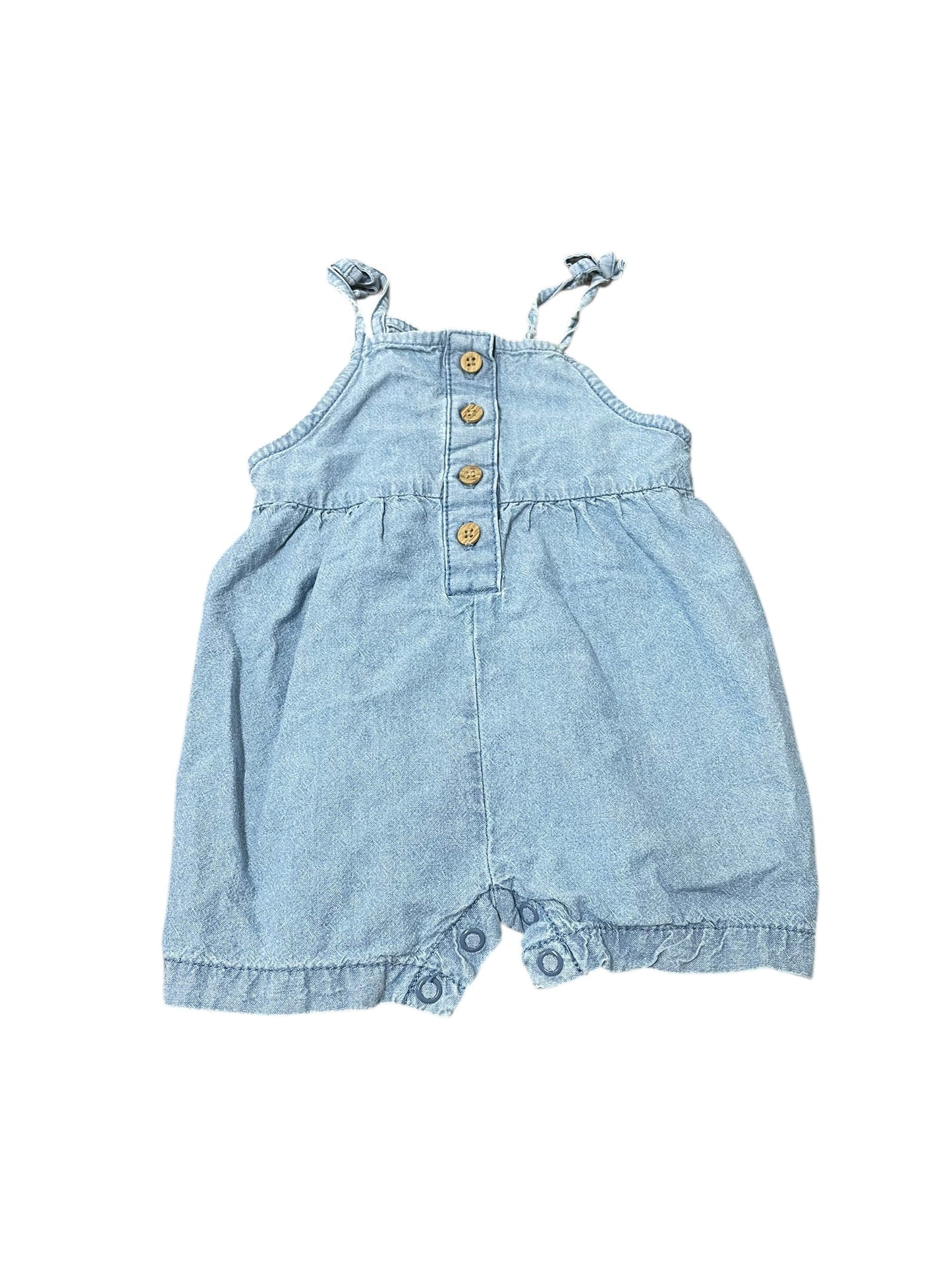 Denim Romper 6 Months