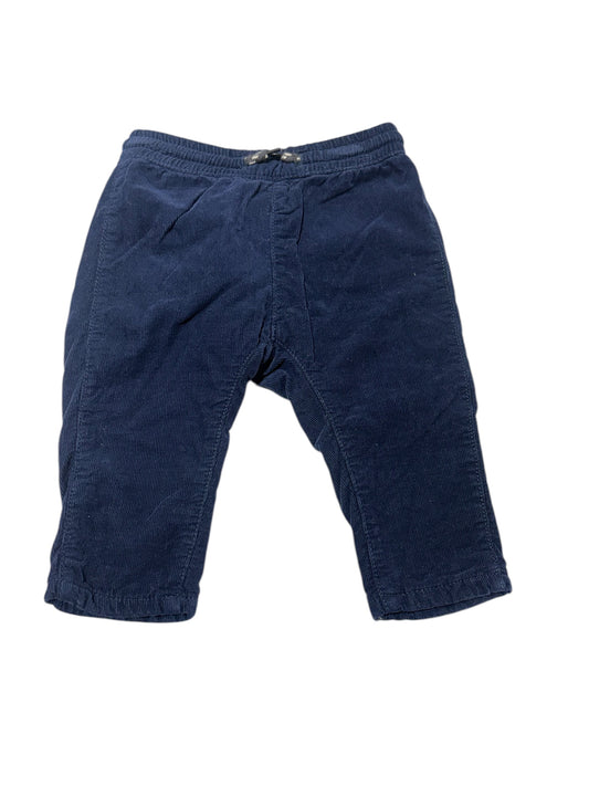 Navy Corduroy Pants 4-6m