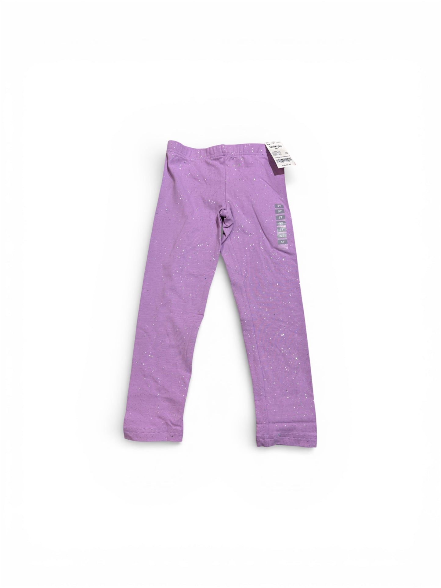 Purple Sparkly Leggings 5T