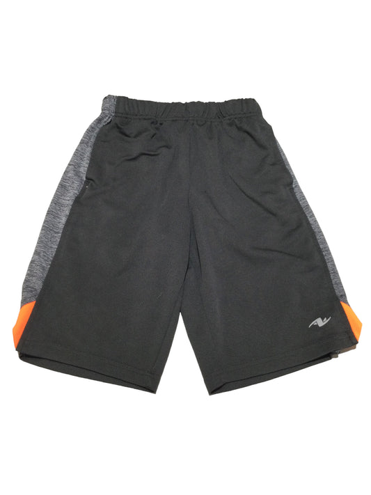 Grey/Orange Athletic Shorts, size 10/12
