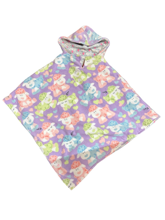 One Size Reversible Fleece Poncho